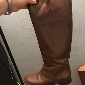 Enzo angiolini size 8 brown riding boots